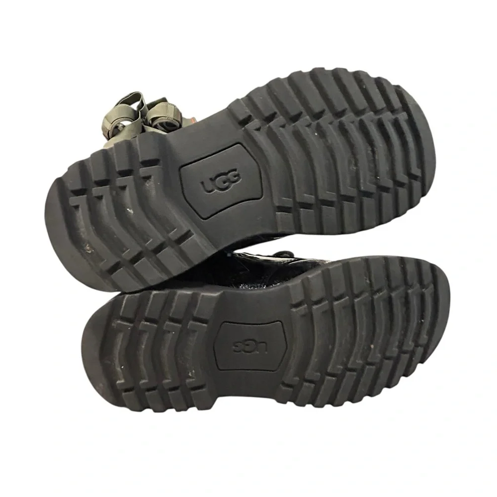 UGG Ryann Kids Sparkle Zip-Down Combat‎ Boots